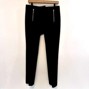 ERIN SNOW black skinny pant wool zipper ankles